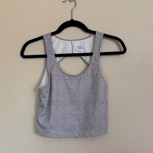 Kortni Jeane grey swim top women’s medium EUC